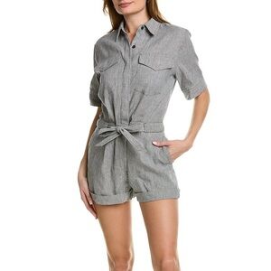 Rag & Bone Short-Sleeve Romper